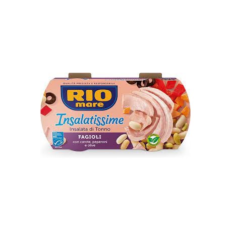 ريو ماري  سطلة خضار وفاصوليا بيضاء  والتونة 160 جم * 2 شد 20