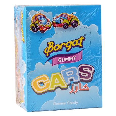 Borgat Jelly Cars Candy 10 gm x 24