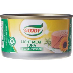 قودي تونه ماء وملح 185 جرام-حبة