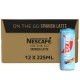 قهوة نسكافيه لاتيه اسباني 225 مل شد 12