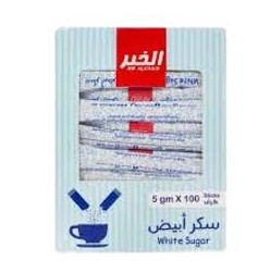 سكر ابيض خيرات البلاد 24 جم شد 100 ظرف