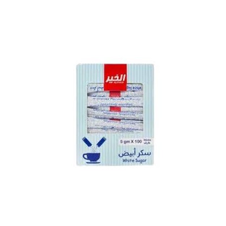 White sugar, Khairat Al-Bilad, 24 gm, 100 sachets
