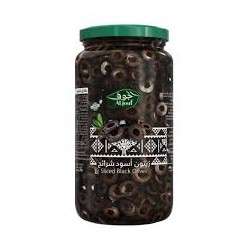 Al-Jawf black olives, sliced, 170 gm, 12 pack