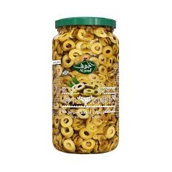 الجوف زيتون اخضر شرائح 170 جم شد 12