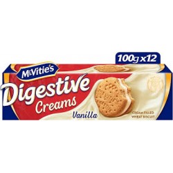 بسكويت ماكفيتيز بي ان 16 بنكهة الفانيليا 285 جرام شد 12