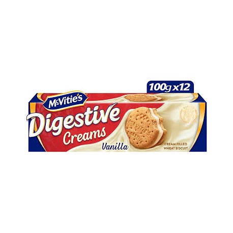 بسكويت ماكفيتيز بي ان 16 بنكهة الفانيليا 285 جرام شد 12