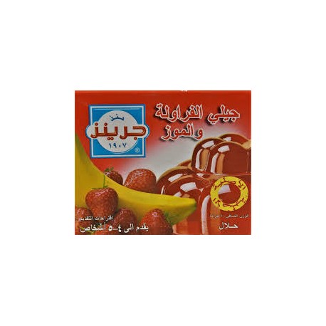 جيلي جرينز خلطة موز وفراولة 80 جم شد 72