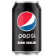 بيبسي اسود زيرو علبة غير مسعر 320 / 325 مل شد 6*4 ( 24pc)