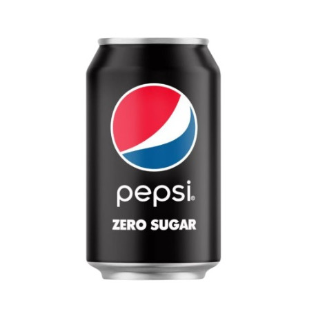 بيبسي اسود زيرو علبة غير مسعر 320 / 325 مل شد 6*4 ( 24pc)