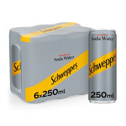 شويبس ماء صودا مشروب غازي 250 مل شد 6