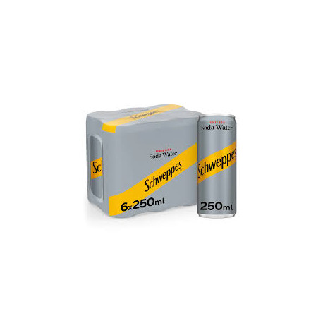 شويبس ماء صودا مشروب غازي 250 مل شد 6