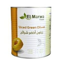 المروه زيتون شرائح اخضر