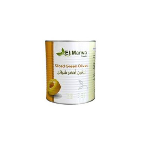 Marwa olives sliced green