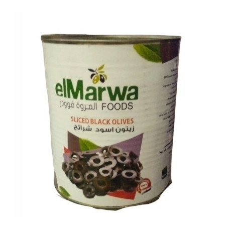 Marwa olives sliced black