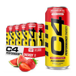 C4 Strawberry Energy Drink 473ml Pack of 12