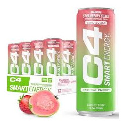 C4 Watermelon & Strawberry Energy Drink 473ml Pack of 12