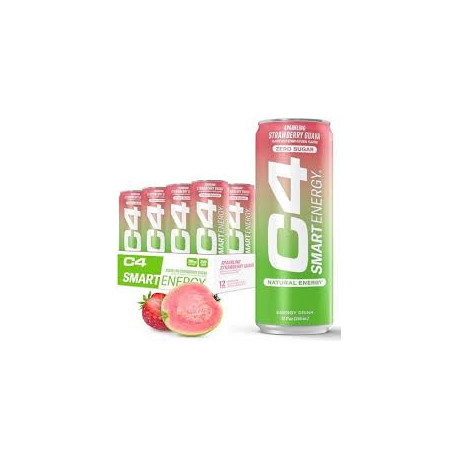 C4 Watermelon & Strawberry Energy Drink 473ml Pack of 12