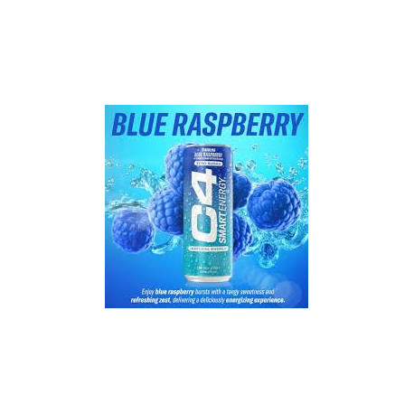 C4 Blue Raspberry Energy Drink 473ml Pack of 12