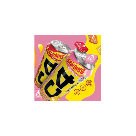C4 Sour Candy Energy Drink 473ml Pack of 12