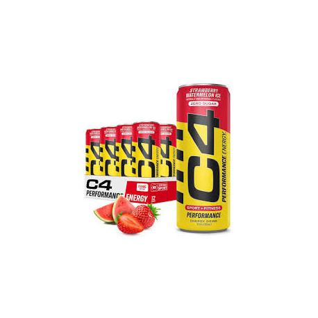 C4 Strawberry Pellets Energy Drink 500ml Pack of 12