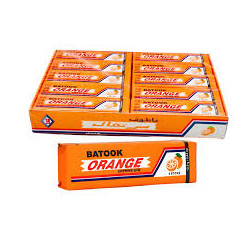 Chewing gum, orange, 12.5 g, 20 packs
