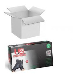 Black vinyl gloves, size XL, 10*70 U2