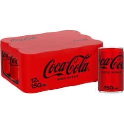 Coca-Cola Zero 150ml 12 Pack