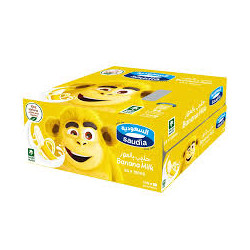 Saudi Milk with Banana, 125ml, 24