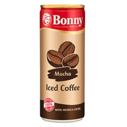 Mocha coffee Bonnie iced coffee mocha 250 ml 24 oz
