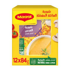Maggi Lentil Soup 84g Pack of 12 Sachets