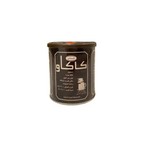 Dark brown food-grade cocoa, 230 grams/piece