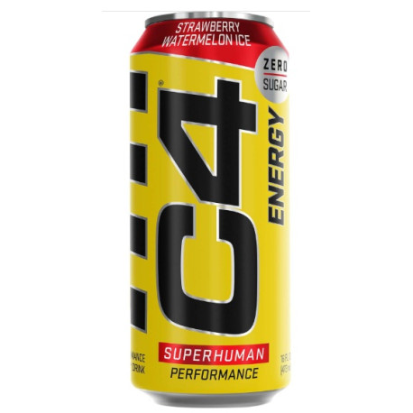 C4 Watermelon & Strawberry Energy Drink 473ml Pack of 12