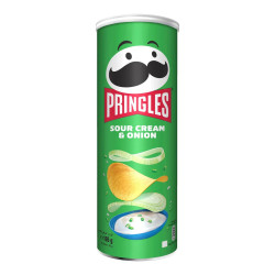 Pringles Chips Onion & Cream Flavor, 165gm-Pods-m