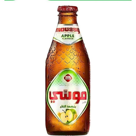 موسي شراب الشعير بنكهة التفاح  330 ملل شد24 حبه 