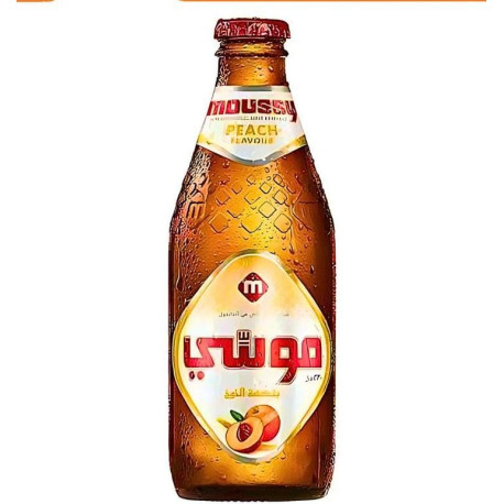 موسي شراب شعير خالي من الكحول بنكهة الخوخ 330 مل شد 24