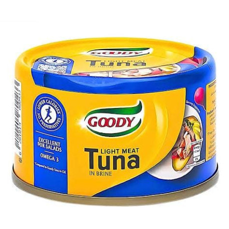 تونة قودي خفيف بالماء والملح صغير 90 جم شد 48
