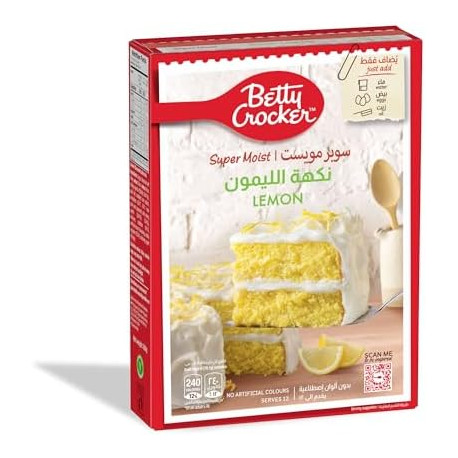 خليط كيك بالليمون من بيتي كروكر 500 جم / حبه