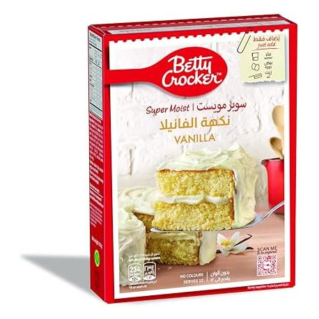 خليط كيك بالفانيليا من بيتي كروكر 500 جم / حبه