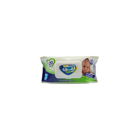 Zain Wet Wipes, 120 wipes, Rose wipes, 12 packs