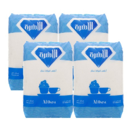 سكر الأسرة باغات 5 كجم شد 4حبات