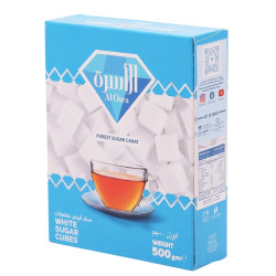 سكر الاسرة ابيض مكعبات 500 جرام / حبه