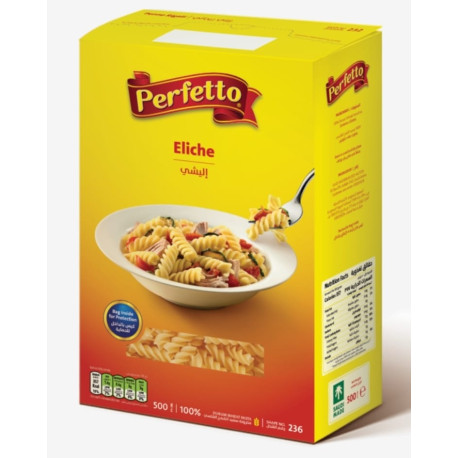 مكرونة حلزونية رقم 236 بيرفيتو 500 جم شد 24