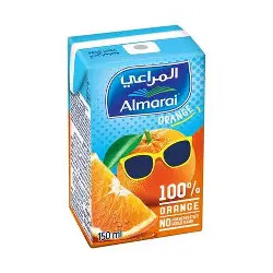 عصير المراعي صغير برتقال 140 ملي شد 18