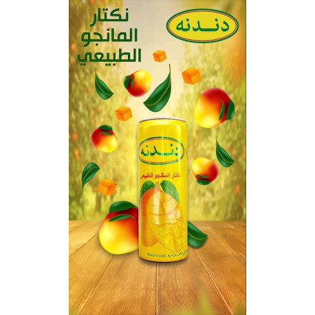 دندنة عصير مانجو 250 مل، عبوة 24