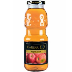Caesar juice apple priced 3 riyals 250 ml tighten 24