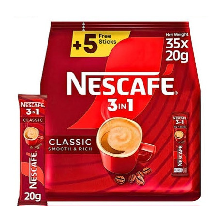 نسكافيه 3 في 1 كيس من 30+ 5 مجانا