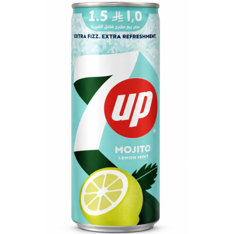 Seven Up Mojito 240ml Cans Pack of 6