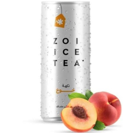 Ice Tea Zoe Peach 330 ml, 24 oz