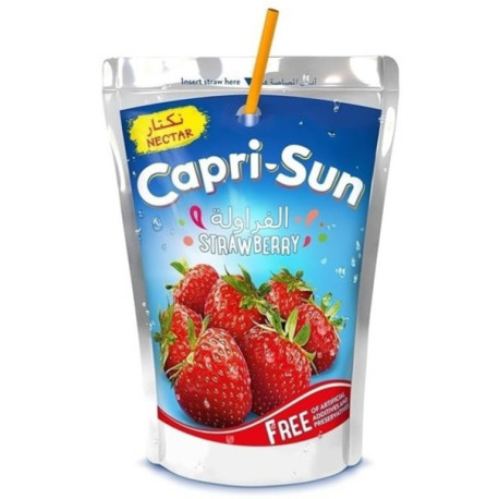 Capri Sun strawberry juice 40 pcs