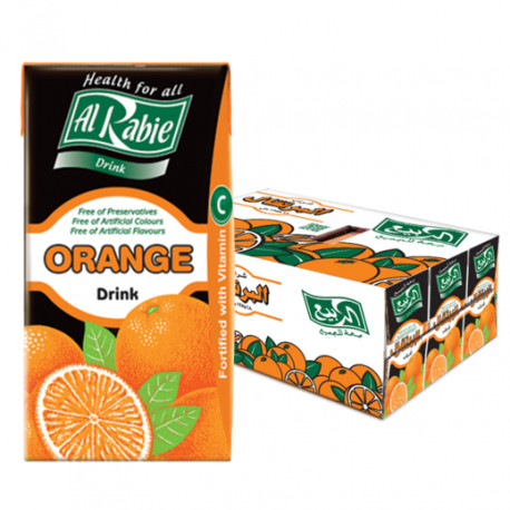 Al Rabie Orange Juice 125 ml, 18 oz